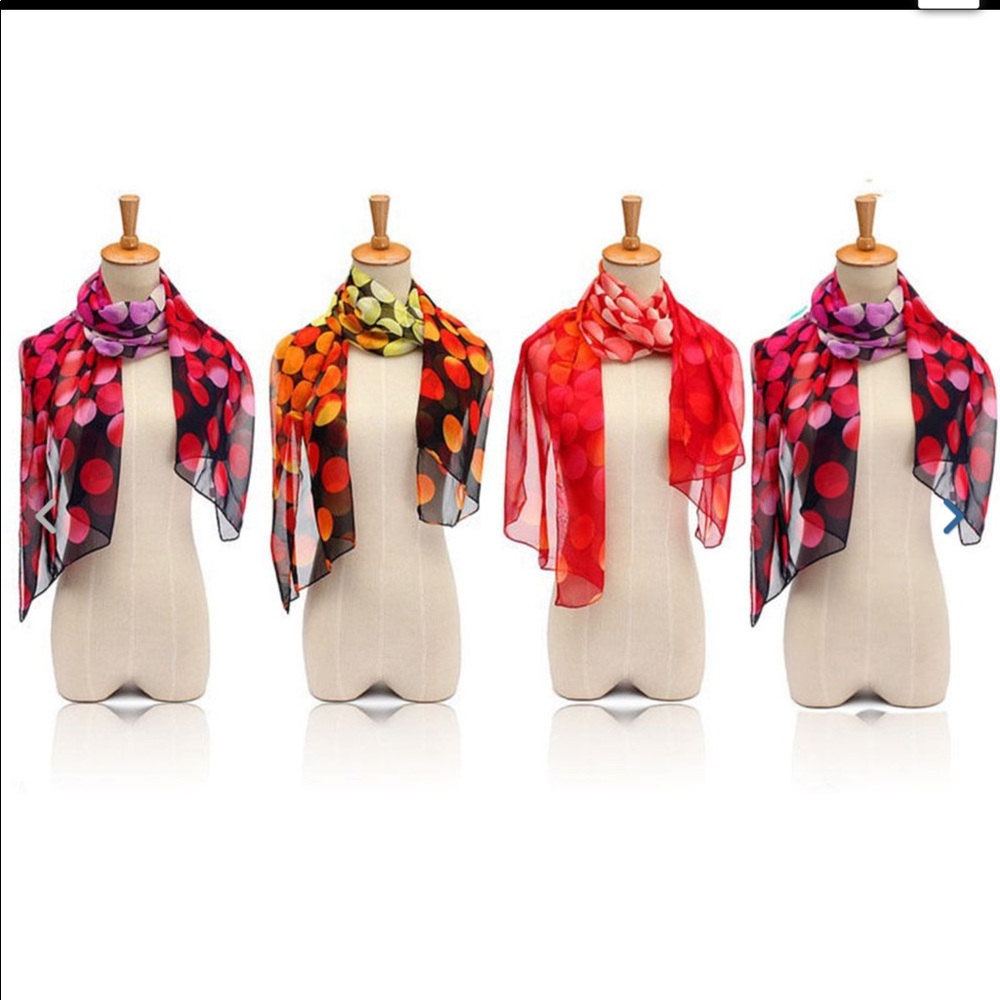 🟠 5/25 Polka Dot Scarf Ombré LAST ONE! - Picture 6 of 7